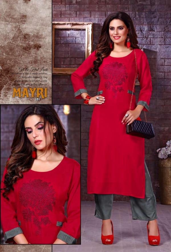 Mayuri Rayon Kurti With Pant Collection